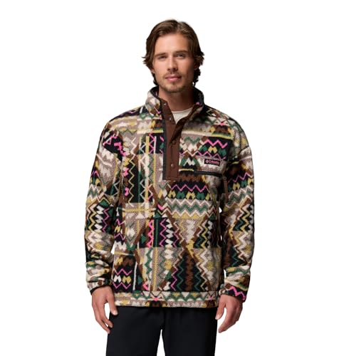 Amazon.com: Columbia Men's Helvetia II Printed Half Snap Fleece